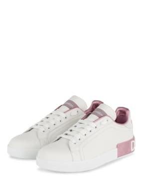 Dolce & Gabbana Sneakersy Portofino weiss