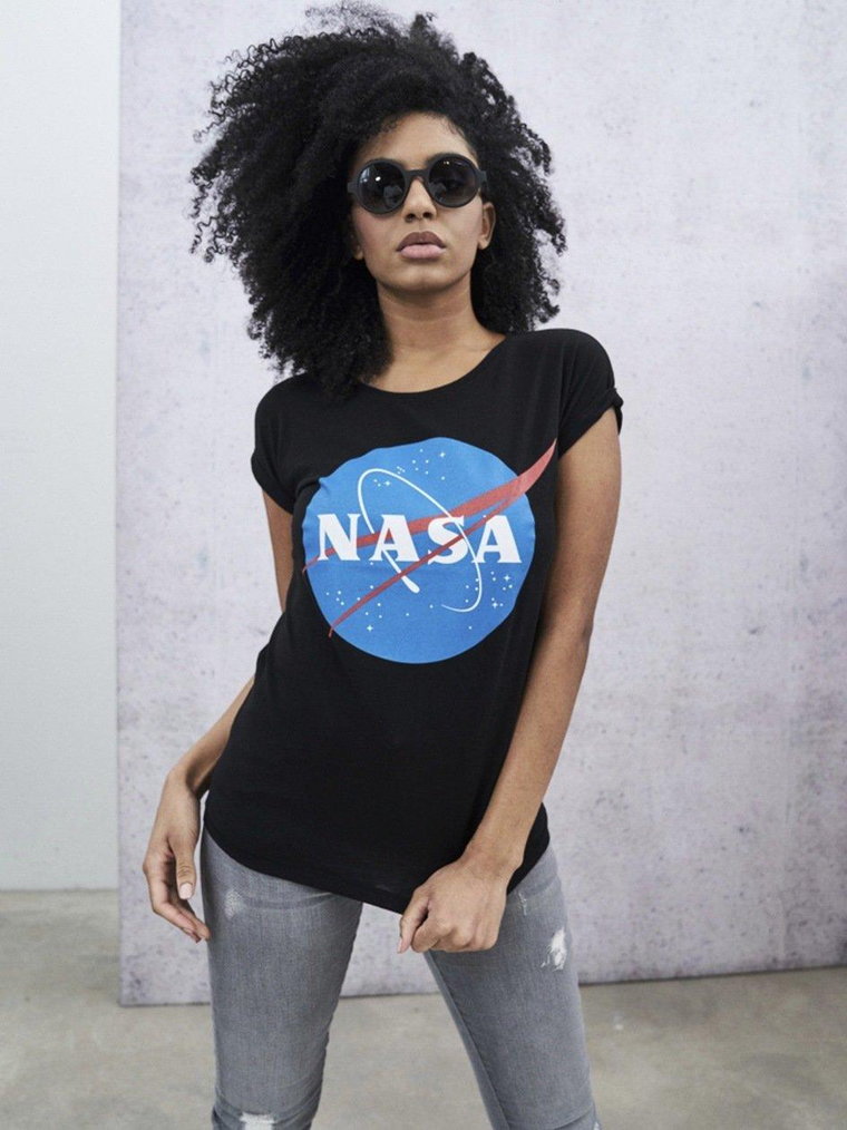 MT614 Ladies NASA Insignia Tee Black