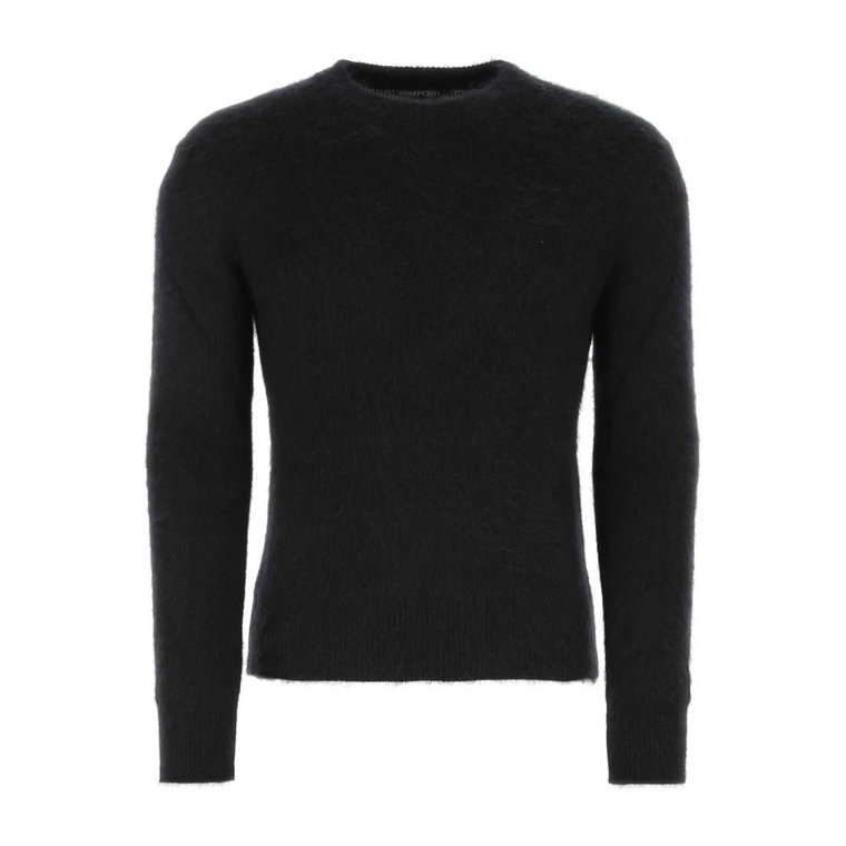 Czarny sweter z wełny Tom Ford