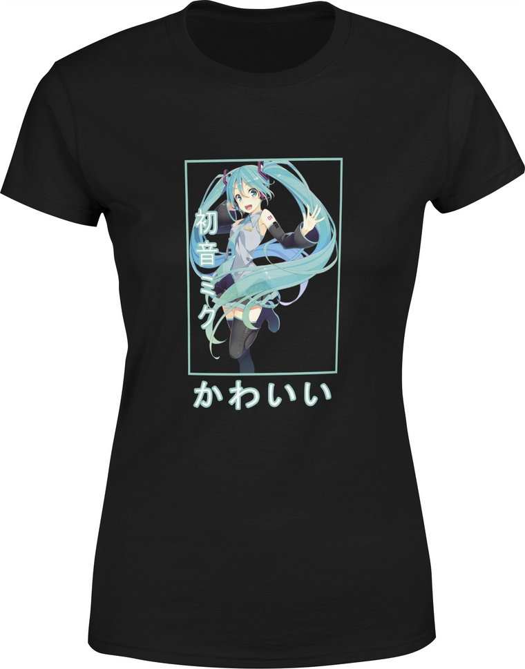 Hatsune Miku Koszulka Damska Anime T-shirt Rozm S