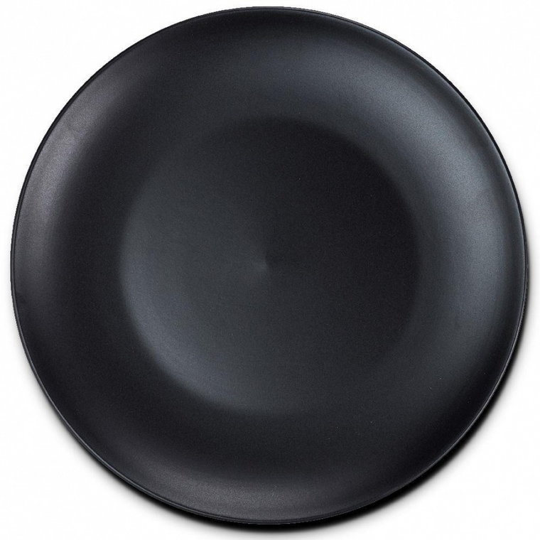 Talerz ceramiczny, SOHO czarny, obiadowy, płytki, na obiad, 26,5 cm kod: O-10-141-050