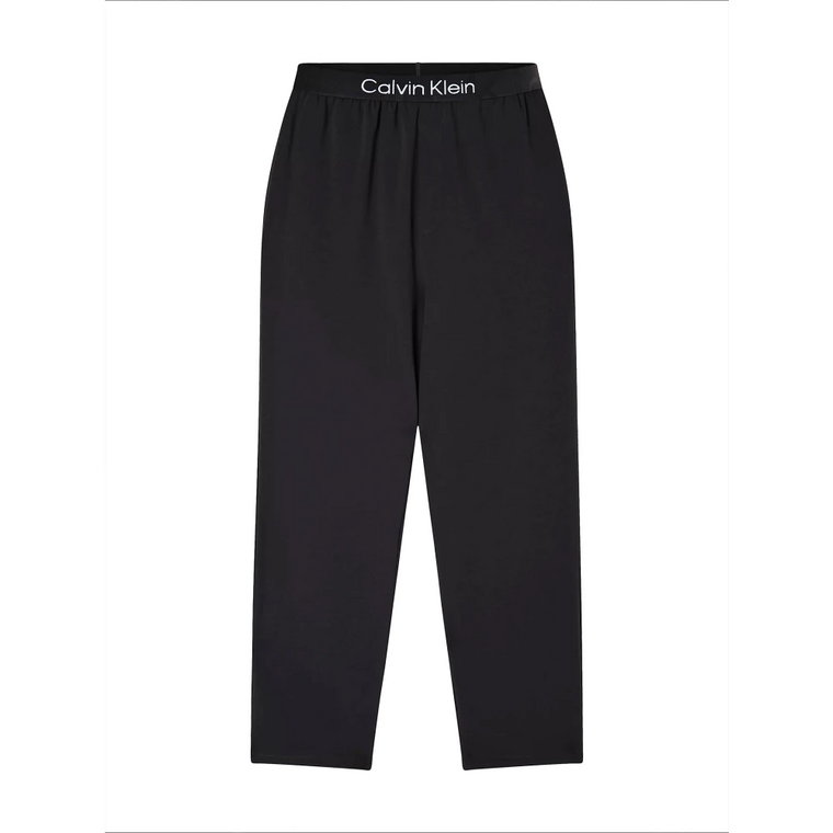 Czarne spodnie do spania z elastycznym pasem Calvin Klein