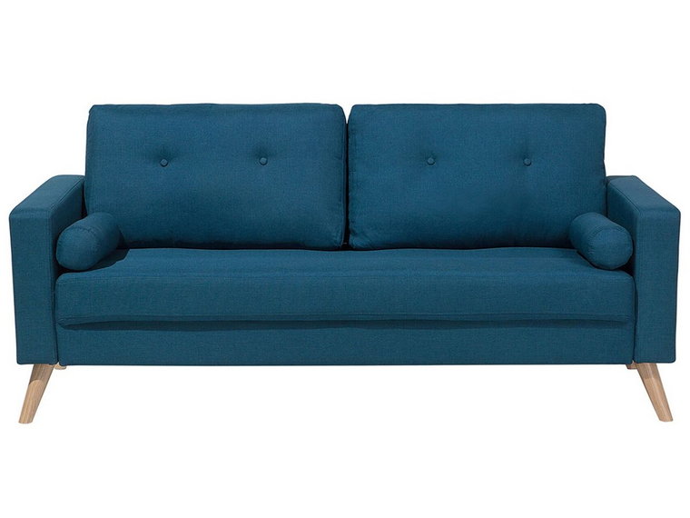 Sofa tapicerowana BELIANI Kalmar, 2-osobowa, ciemnoniebieska, 85x182x74 cm