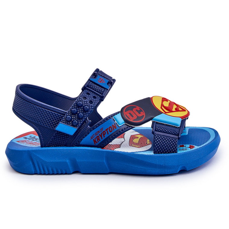 Dziecięce Sandałki Superman Grendene Kids JJ385050 Niebieskie