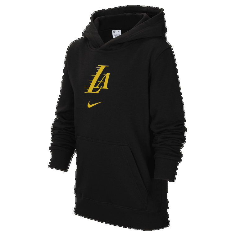 Bluza z kapturem dla maluchów Nike NBA Los Angeles Lakers Club City Edition - Czerń