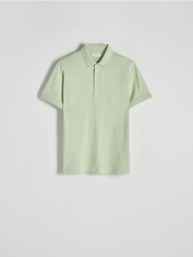 Reserved - Koszulka polo regular - zielony