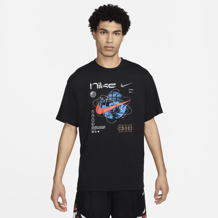 Męski T-shirt do koszykówki Max90 Nike - Zieleń