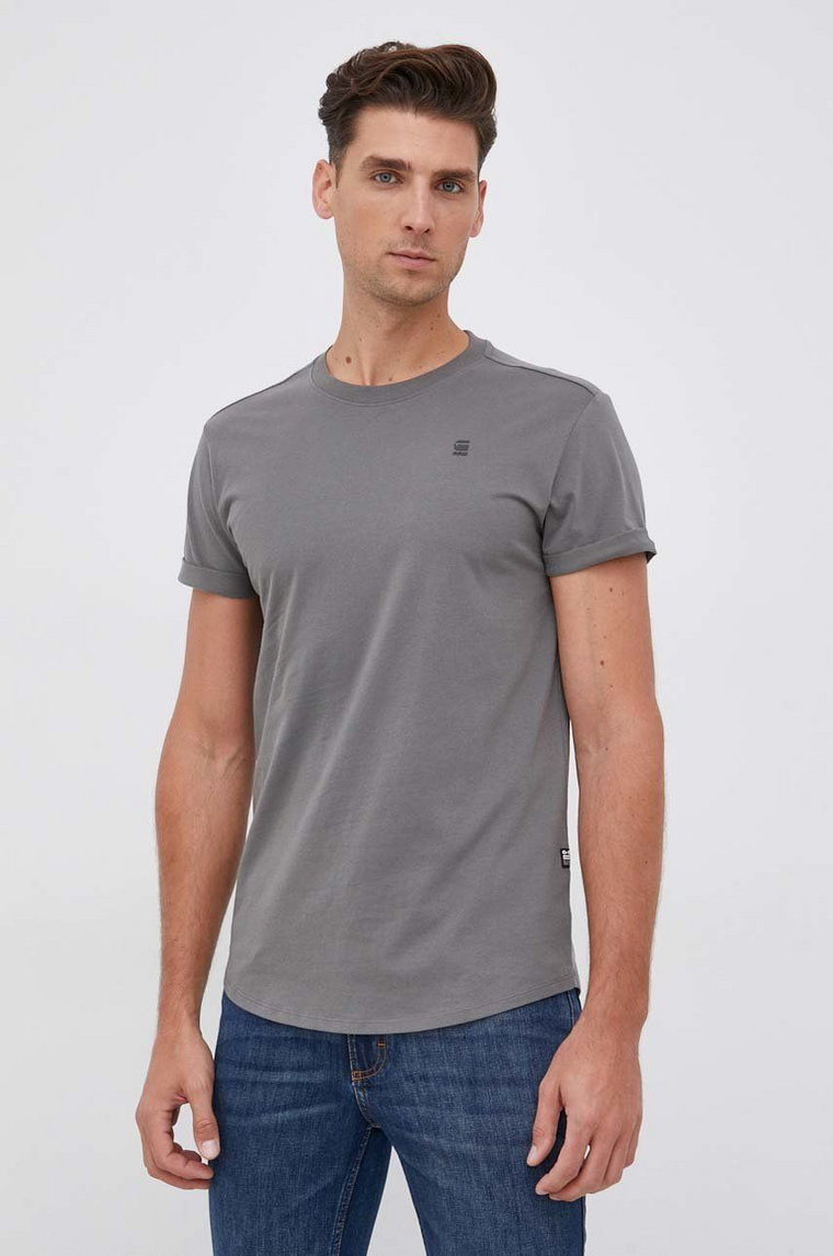 G-Star Raw t-shirt bawełniany D16396.B353 kolor zielony