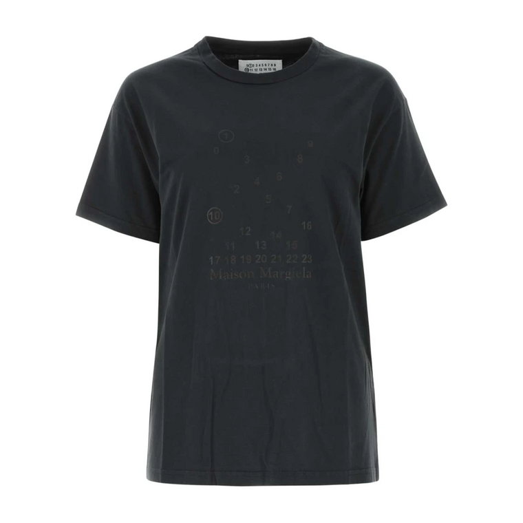 Czarna bawełniana koszulka, Klasyczny styl Maison Margiela