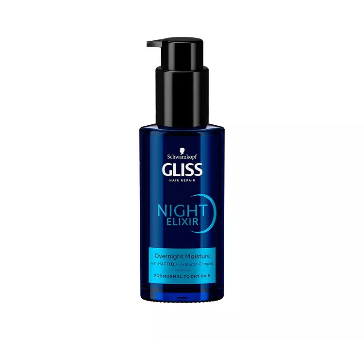 GLISS NIGHT ELIXIR OVERNIGHT MOISTURE NOCNA KURACJA DO WŁOSÓW BEZ SPŁUKIWANIA 100ML