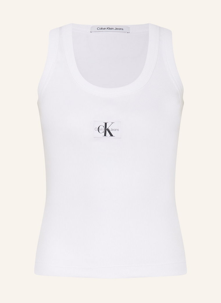 Calvin Klein Jeans Top weiss