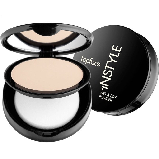 Topface Instyle Wet&Dry Powder puder do stosowania na mokro i sucho 002 10g