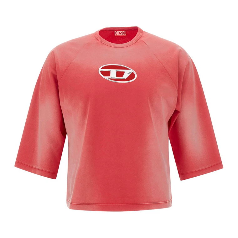 Czerwone T-shirty i Pola Diesel