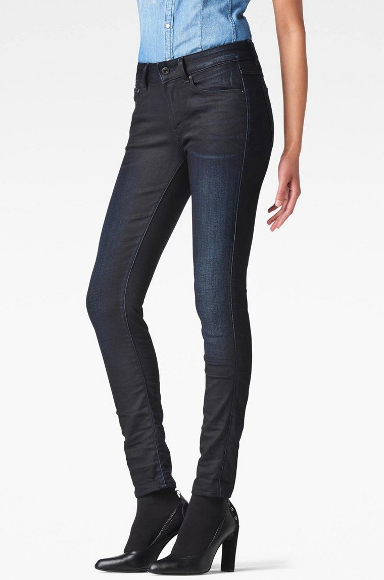 G-Star Raw jeansy 60877.5245 damskie high waist