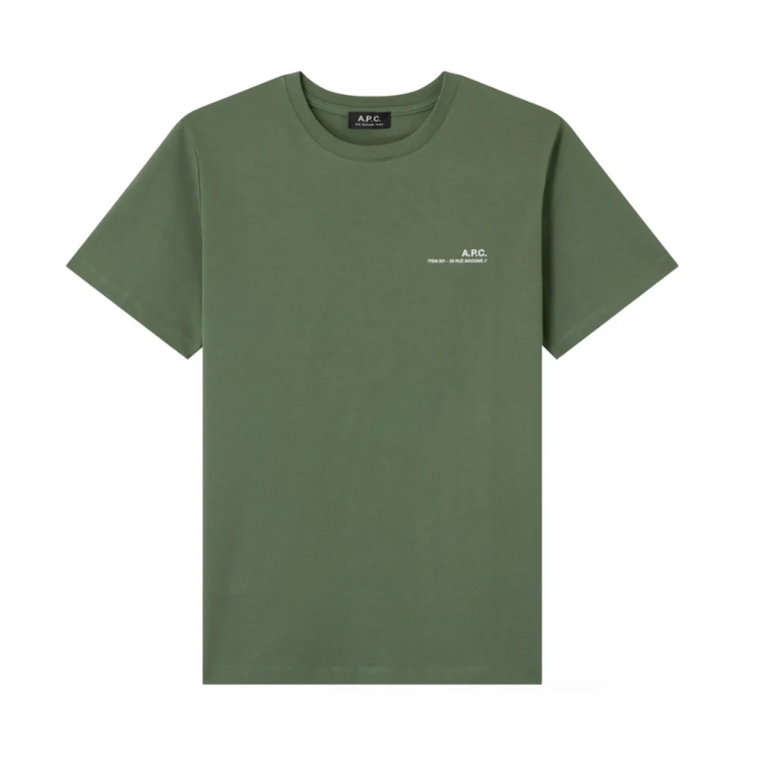 T-shirt Paris w zielonym A.p.c.