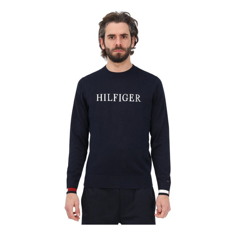 Tommy Hilfiger Sweter Blue Tommy Hilfiger