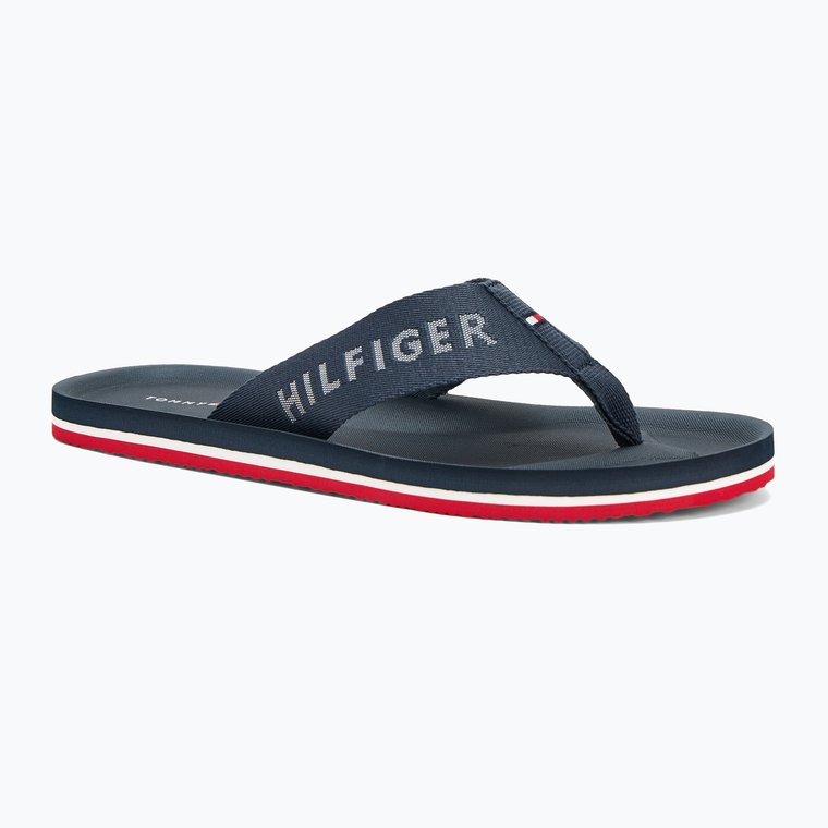 Japonki męskie Tommy Hilfiger Comfort Beach Sandal military denim