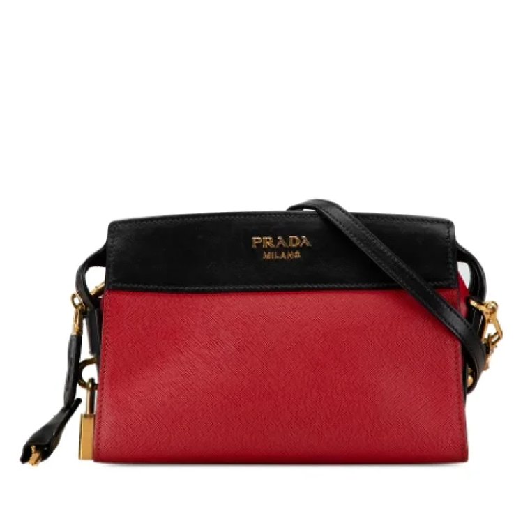 Pre-owned Leather crossbody-bags Prada Vintage