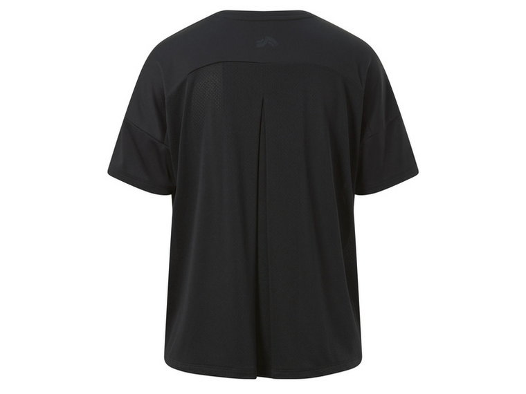CRIVIT T-shirt damski funkcyjny, szybkoschnący (XS (32/34), Czarny)