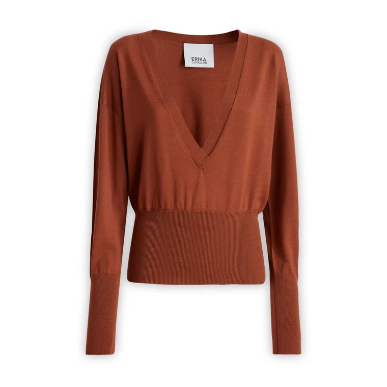 V-neck Knitwear Erika Cavallini