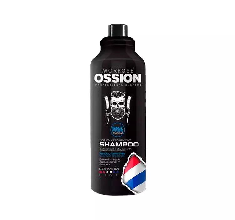 MORFOSE OSSION PREMIUM BARBER KERATIN TREATMENT SZAMPON DO WŁOSÓW 1000ML