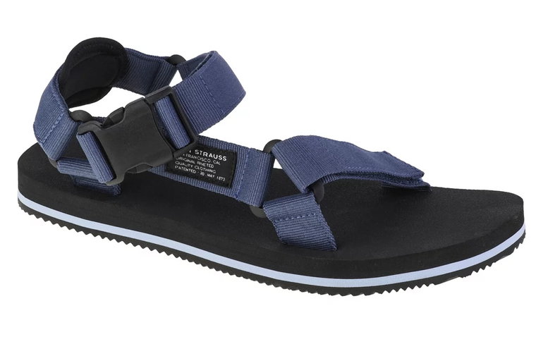 Levi's Tahoe Refresh Sandal 234193-989-056, Męskie, Niebieskie, sandały, tkanina, rozmiar: 42