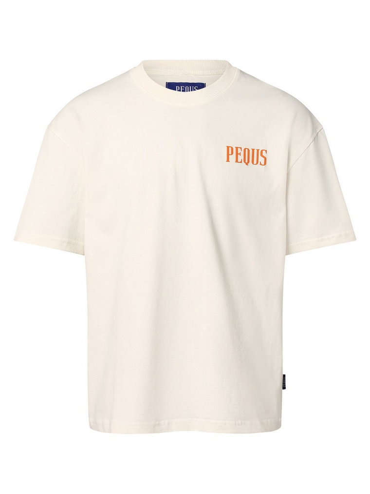 PEQUS - T-shirt męski, biały