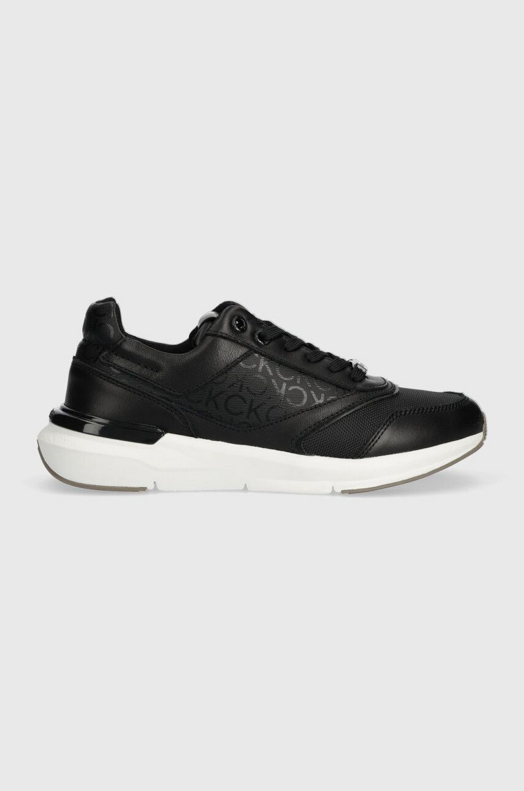 Calvin Klein sneakersy RUNNER LACE UP EPI MONO MIX kolor czarny HW0HW01912