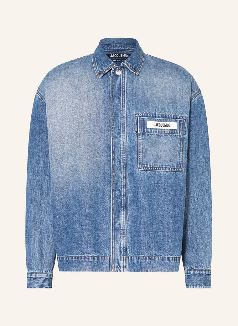 Jacquemus Jeansowa Koszula Wierzchnia La Chemise De Nimes blau