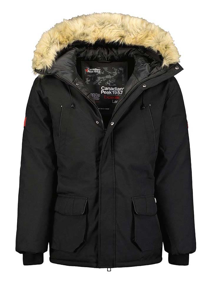 Canadian Peak Parka "Claudeak" w kolorze czarnym