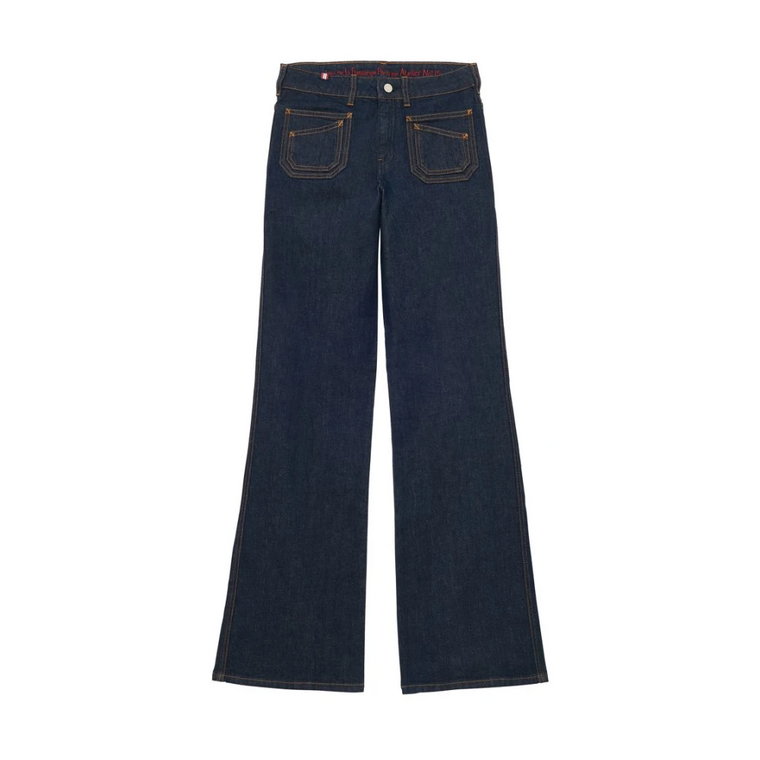 Rick Denim Navy Jeans Ines De La Fressange Paris