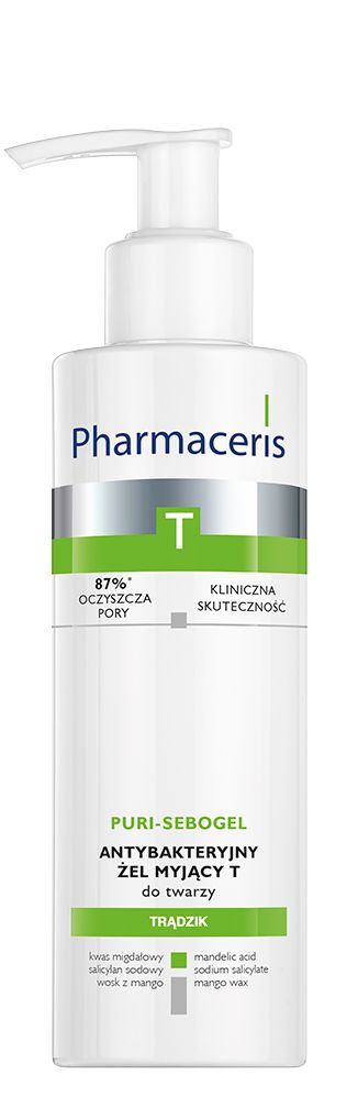 Pharmaceris T Puri-Sebogel Antybakteryjny żel myjący do twarzy