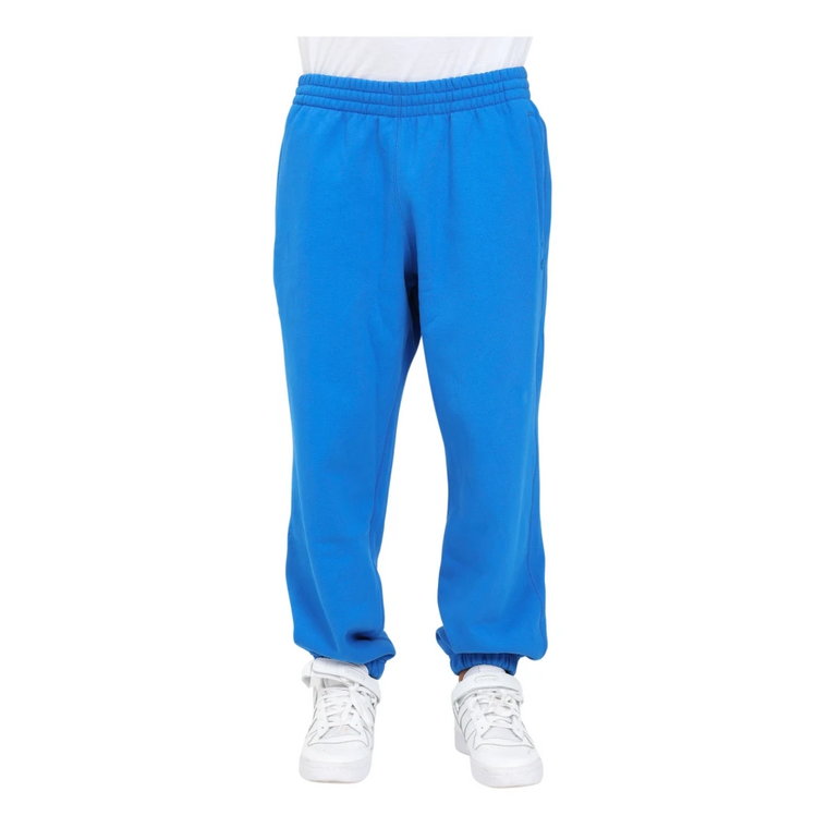 Premium Essentials Spodnie z polaru w kolorze elektrycznej niebieskości Adidas Originals