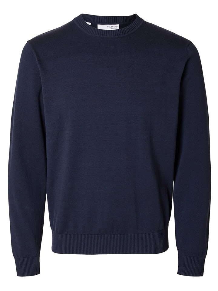 SELECTED HOMME Sweter w kolorze granatowym