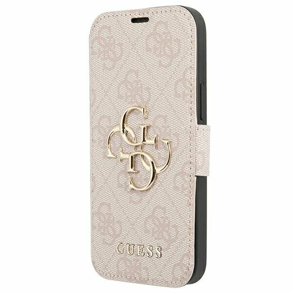 Guess GUBKP13L4GMGPI iPhone 13 Pro / 13 6,1" różowy/pink book 4G Big Metal Logo