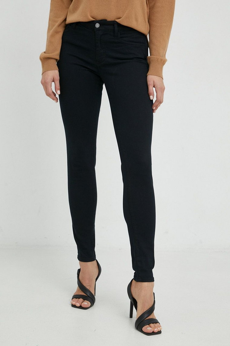 Armani Exchange jeansy damskie medium waist