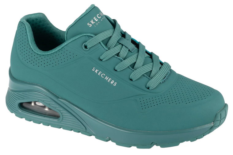 Skechers Uno-Stand on Air 73690-TEAL, Damskie, Niebieskie, buty sneakers, skóra syntetyczna, rozmiar: 35,5