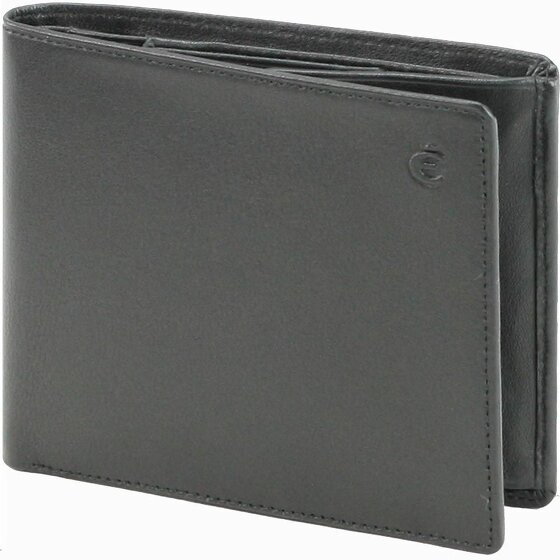 Esquire Logo Wallet II Leather 12 cm schwarz