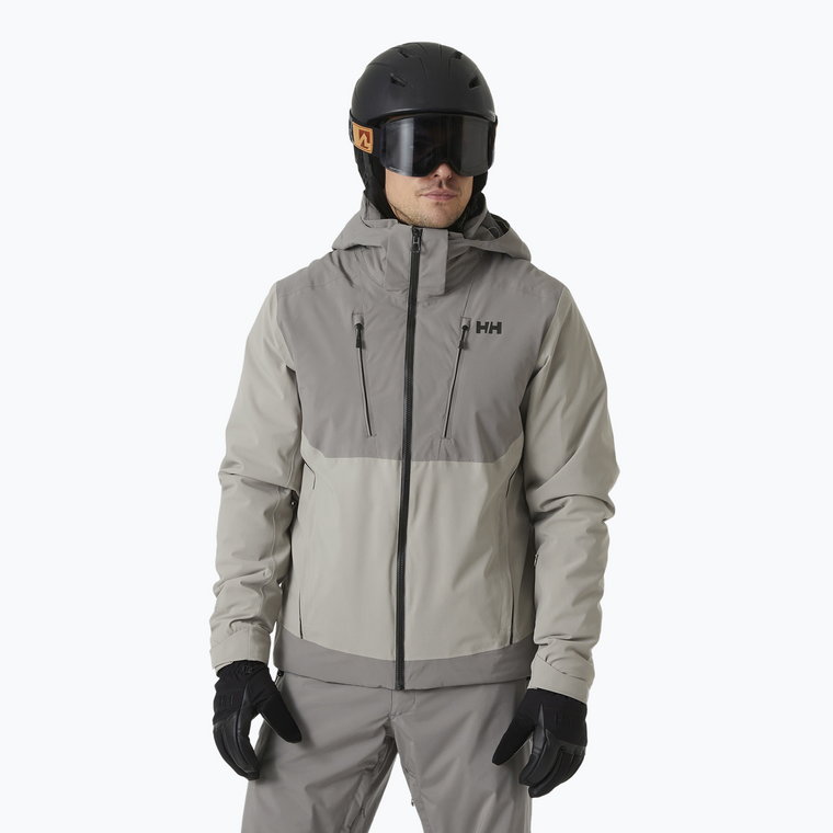 Kurtka narciarska męska Helly Hansen Alpha 4.0 concrete