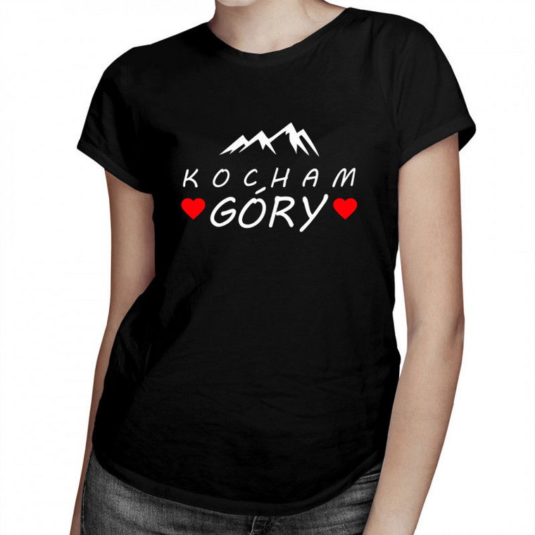 Kocham góry - damska koszulka z nadrukiem
