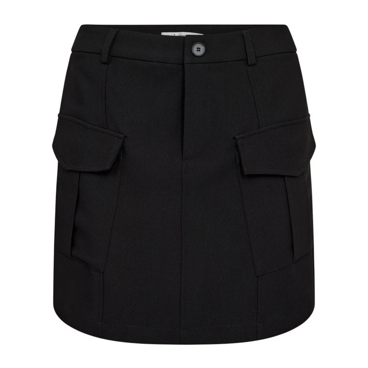 Klasyczna Spódnica Mini Volacc Czarna Co'Couture