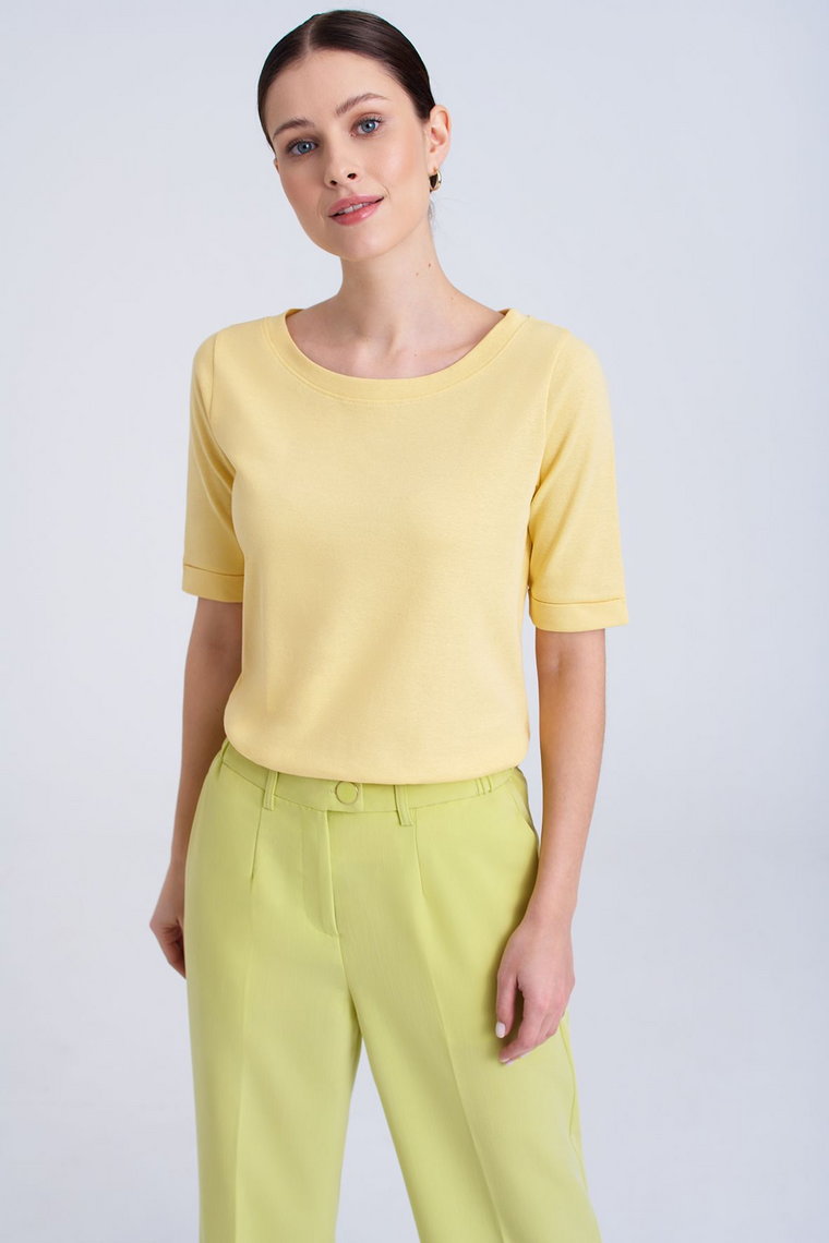 Koszulka damska żółta