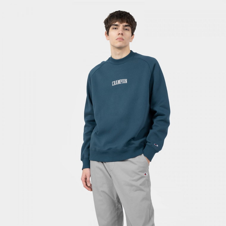 Męska bluza dresowa nierozpinana bez kaptura CHAMPION ROCHESTER Crewneck Sweatshirt - granatowa