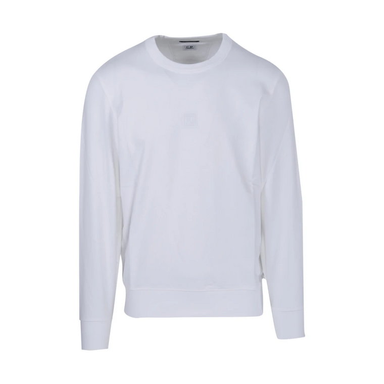 Biały Sweter Komfortowy C.p. Company