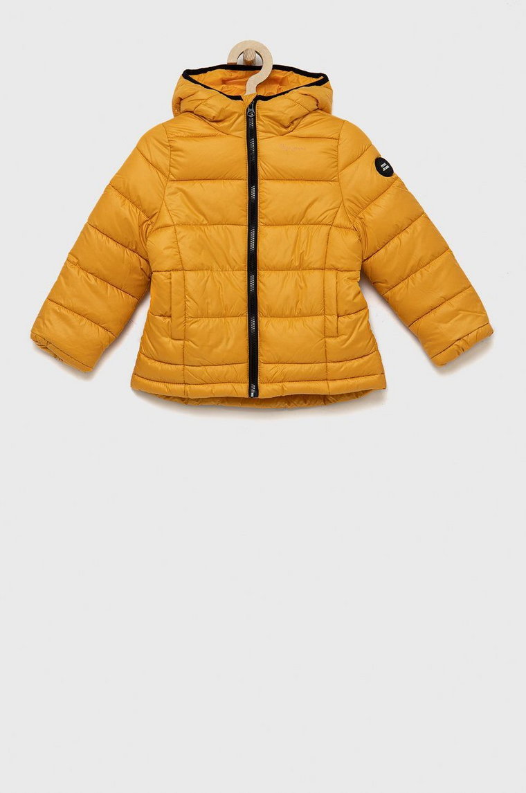 Pepe Jeans kurtka dziecięca kolor żółty