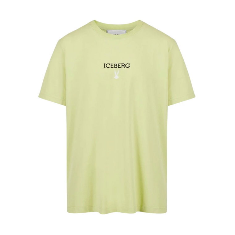 Żółta koszulka z logo Iceberg