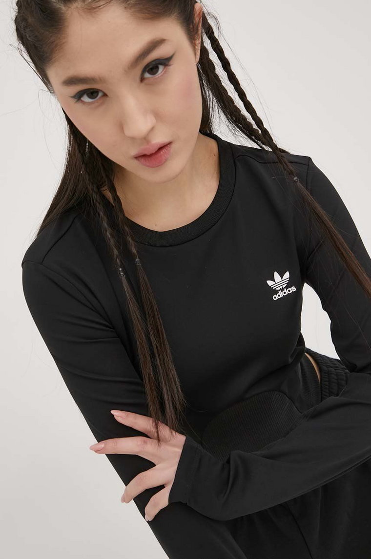 adidas Originals longsleeve Always Original HF2084 damski kolor czarny HF2084-BLACK