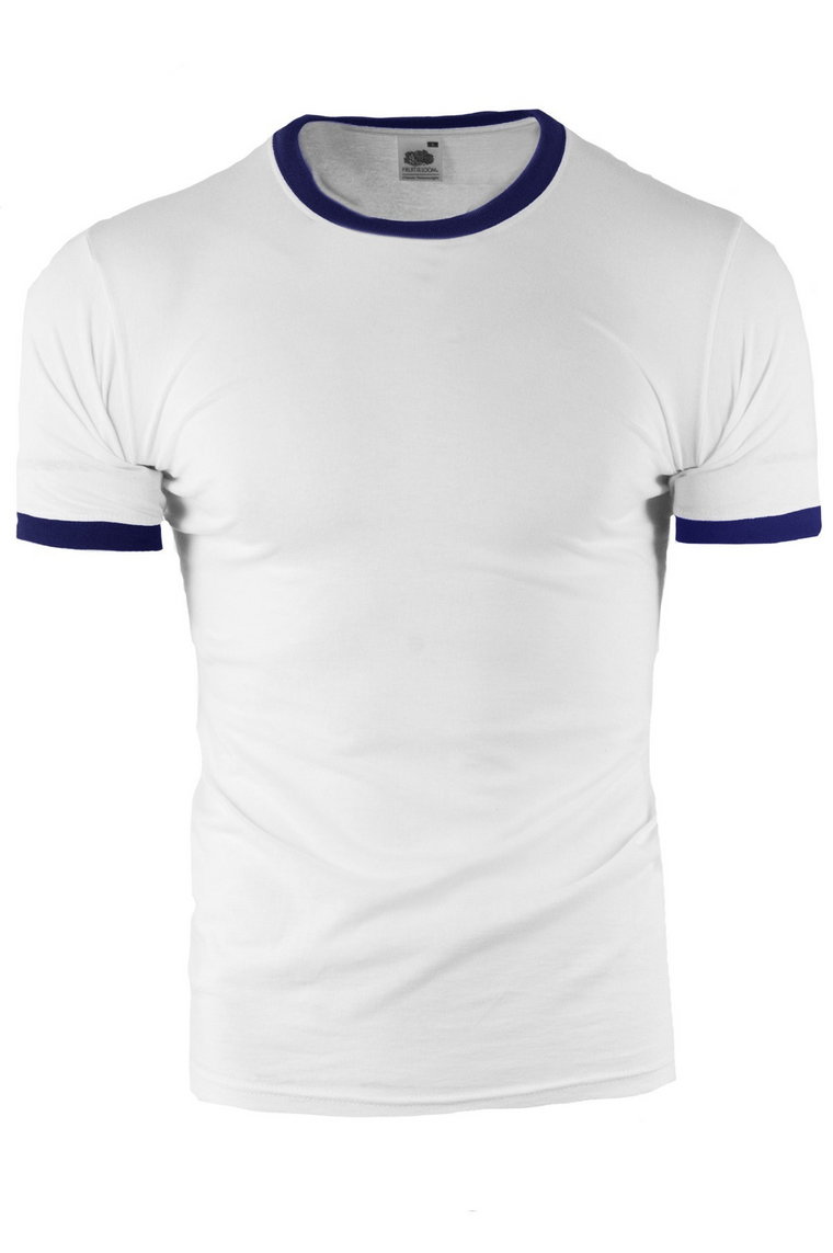 koszulka  Rolly 010 - biała/granat