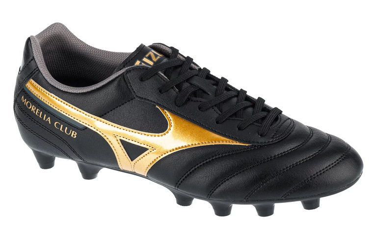 Mizuno Morelia II Club FG P1GA231650, Męskie, Czarne, buty piłkarskie - korki, skóra licowa, rozmiar: 42,5