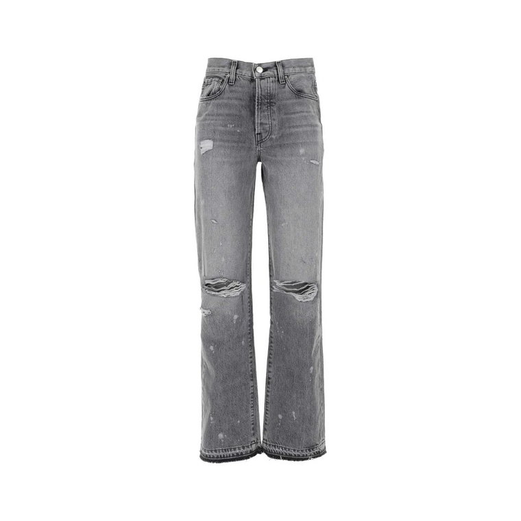 Szare Jeansy z Denimu - Stylowe i Modne Amiri